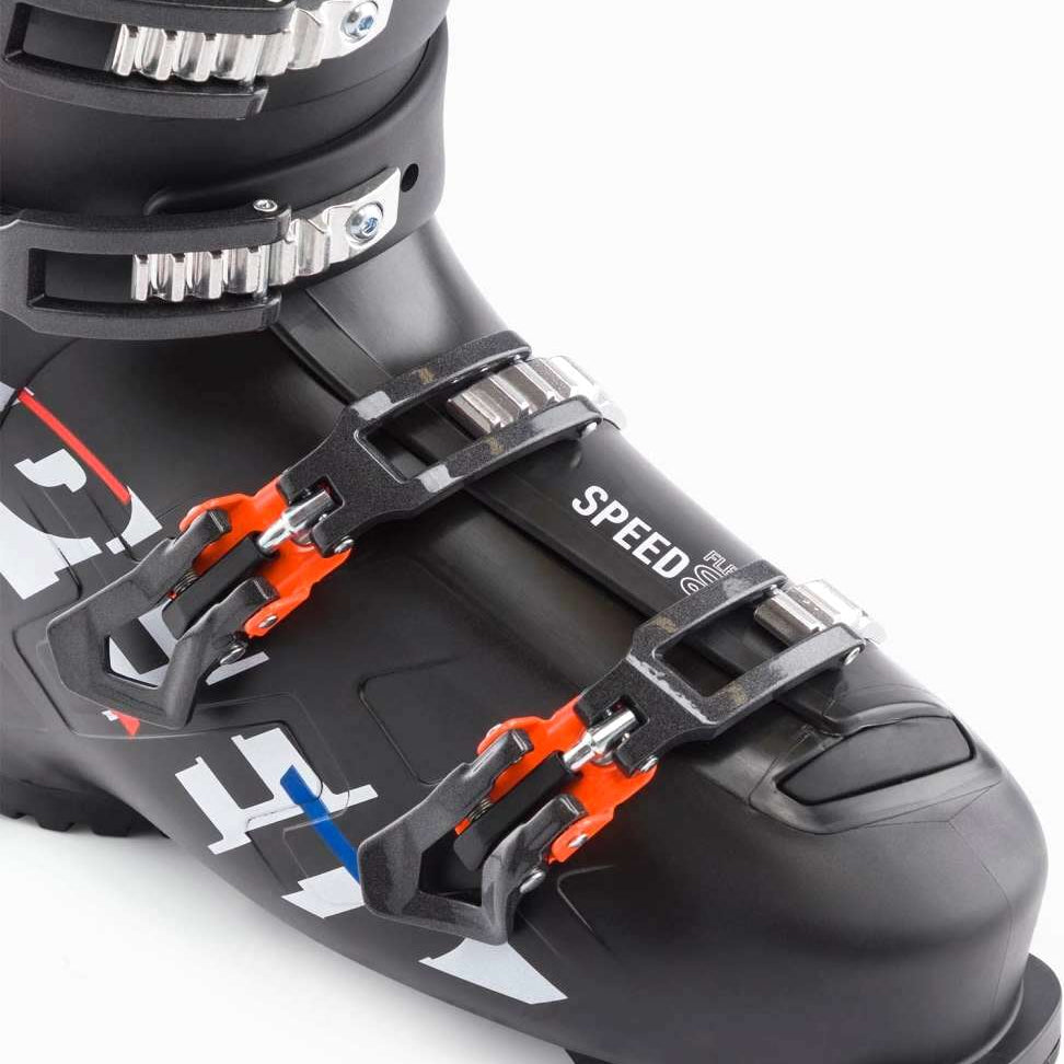 Rossignol Speed 90 Ski Boot 2022-2023 - Black ski boot with white lettering and red accents.