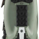 Salomon Shift Pro 130 AT Ski Boot 2022 - A black ski boot with a white logo on the side and silver buckles.