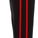 Spyder Boys Speed Fleece Pants - Black fleece pants with red stripe down the side.