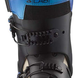 Salomon S/Lab MTN Ski Boots 2024 - Black ski boots with a blue strap and black laces.