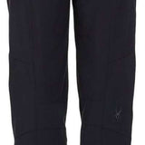 Spyder Ladies Amour GORE-TEX Infinium Pant 2023 - Black pants with a subtle pattern of thin white lines on the upper thigh area.