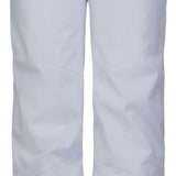 Spyder Ladies Amour GORE-TEX Infinium Pant 2023 - White ski pants with black zippers on side pockets and a black button at waistband.