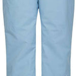 Spyder Ladies Winner GORE-TEX Insulated Pants 2023 - Light blue pants with a black waistband and two zippered pockets on either side.