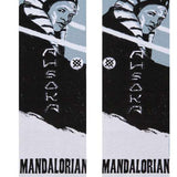 Stance Ahsoka West Crew Socks 2023 - Black and white socks with a stylized image of Ahsoka Tano from Star Wars.