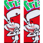 Stance Trix Crew Cut Kids Socks - Red socks with a cartoon rabbit on them.