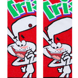 Stance Trix Crew Cut Kids Socks - Red socks with a cartoon rabbit on them.