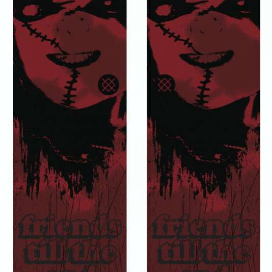 Stance Wanna Play Crew Socks 2023 - Black crew socks with a repeating pattern of white and grey snowboarders.