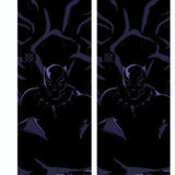 Stance Yibambe Crew Sock 2023 - Black crew socks with a repeating pattern of white and grey snowboards.