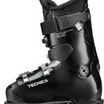 Tecnica Ladies Mach Sport HV 65 Ski Boot 2022-2023 - Black ski boot with white lettering and silver buckles.