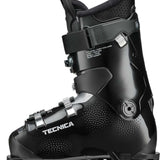 Tecnica Ladies Mach Sport HV 65 Ski Boot 2022-2023 - Black ski boot with white lettering and silver buckles.