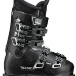 Tecnica Ladies Mach Sport HV 65 Ski Boot 2022-2023 - Black ski boot with white lettering and silver buckles.