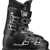 Tecnica Ladies Mach Sport HV 65 Ski Boot 2022-2023 - Black ski boot with white lettering and silver buckles.