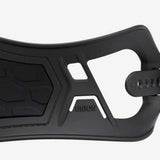 Union Forma Lab Ankle Strap - Black ankle strap with a metal buckle and two plastic clips on either side of the strap.