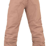 Volcom Kids Freakin' Snow Chino - A pair of khaki-colored snow pants with a subtle pattern and multiple pockets.
