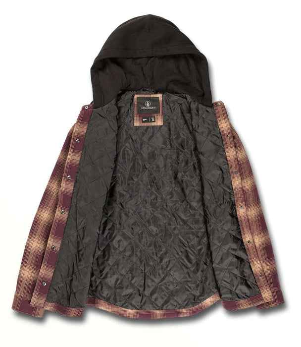 Volcom Ladies Hooded Flannel Jacket 2021-2022