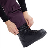 Volcom Women's Knox Insulated GORE-TEX Pant - A pair of black insulated ski pants with a white logo on the left leg.