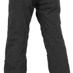 Volcom Women's Knox Insulated GORE-TEX Pant 2024 - Black insulated ski pants with a zippered pocket on the right thigh and a small white logo on the left leg.
