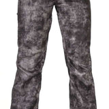 Volcom Women's Species Stretch Pant 2022 - Black pants with a subtle white pattern and black drawstring at waist.