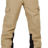 Volcom Women's Wilding Shell Pants 2024 - Black pants with a shiny, waterproof coating and zippered pockets on both sides.