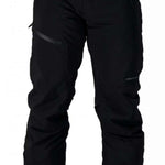 Obermeyer Force Insulated Pant 2022 - Black insulated ski pants with zippered pockets and adjustable cuffs.
