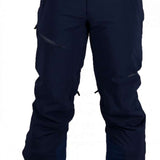 Obermeyer Force Insulated Pant 2022 - Dark blue insulated ski pants with zippered pockets and adjustable cuffs.
