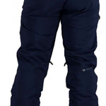 Obermeyer Force Insulated Pant 2022 - Dark blue insulated ski pants with a belt and zippered pockets.