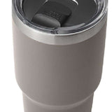Yeti Rambler 30 oz. Tumbler with Magslider Lid - A stainless steel tumbler with a clear lid and a black slider on top.