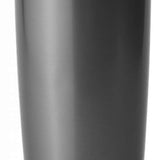 Yeti Rambler 20 oz. Tumbler with Magslider Lid - A stainless steel tumbler with a clear lid and a silver-colored MagSlider lid on top.