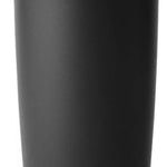 Yeti Rambler 20 oz. Tumbler with Magslider Lid - A stainless steel tumbler with a clear lid and silver handle.