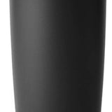 Yeti Rambler 20 oz. Tumbler with Magslider Lid - A stainless steel tumbler with a clear lid and silver handle.