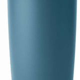 Yeti Rambler 20 oz. Tumbler with Magslider Lid - A stainless steel tumbler with a silver lid and a sliding closure mechanism.