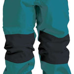 Boss Insulated Pant - A pair of green snow pants with black accents and a belt loop on the waistband.