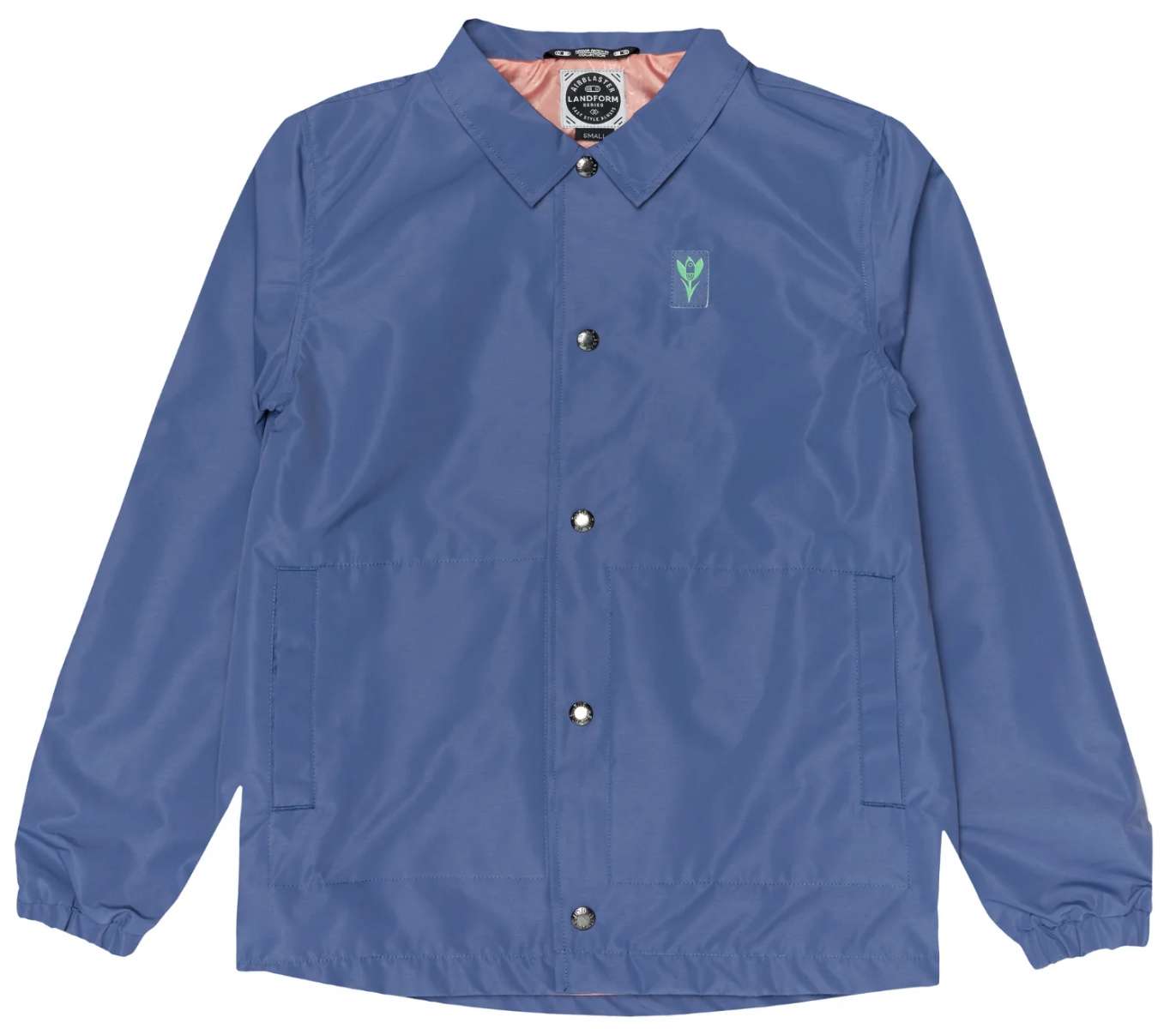 Airblaster Bruiser Shell Jacket 2024 - Black jacket with reflective logo on left chest and black zipper.