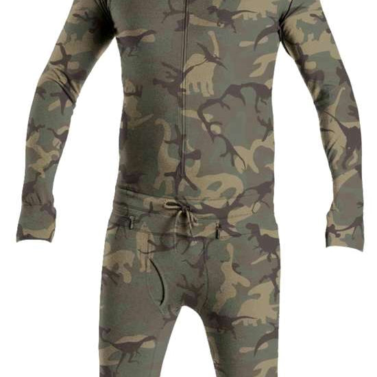 Airblaster Classic Ninja Suit 2022 - Black ninja suit with a black and grey camouflage pattern.