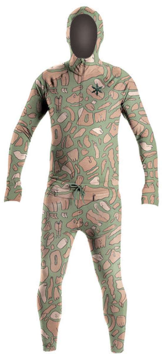 Airblaster Classic Ninja Suit 2024 - Black full-body suit with a black mask covering the face and head.