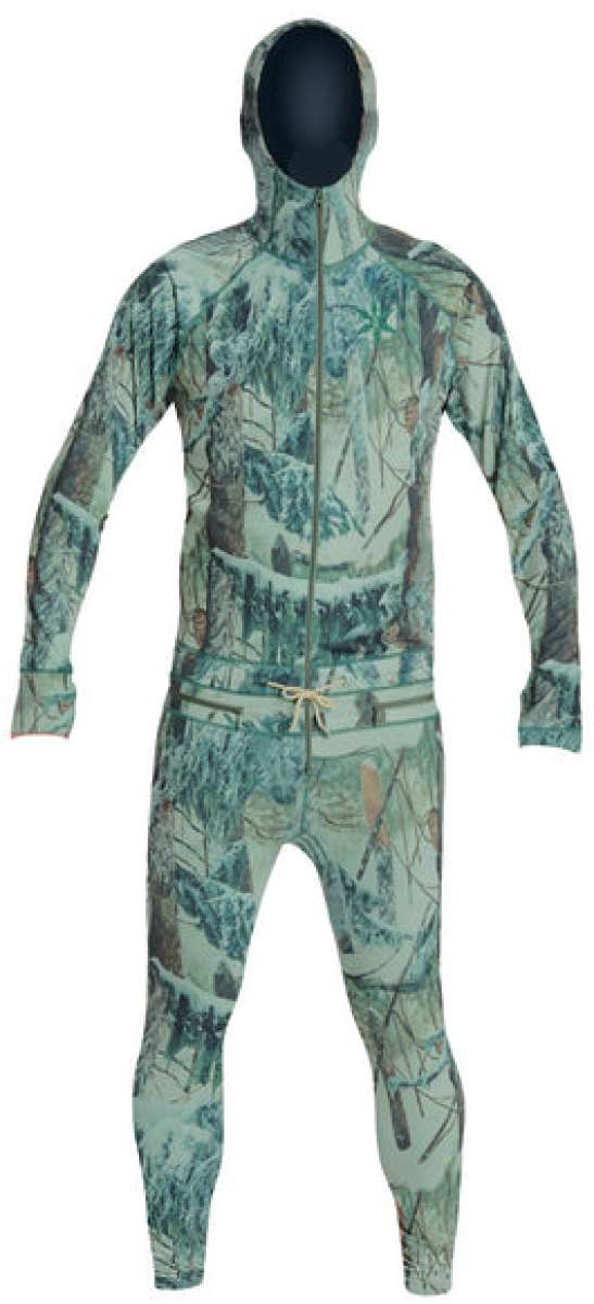 Airblaster Classic Ninja Suit 2024 - Black full-body suit with a ninja mask covering the face and head.