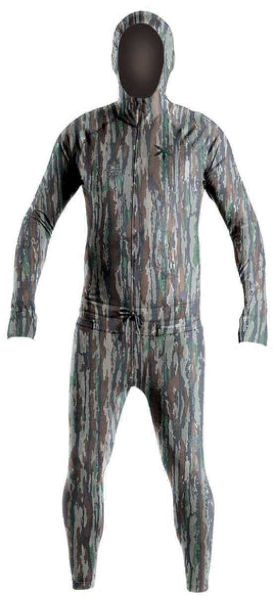 Airblaster Classic Ninja Suit 2024 - Black full-body spandex suit with a black mesh face covering and hood.