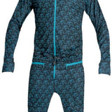 Airblaster Classic Ninja Suit 2024 - Black ninja suit with a repeating pattern of stylized ninjas in various poses.