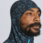 Airblaster Classic Ninja Suit 2024 - Black ninja suit with a repeating pattern of light blue stars and triangles.