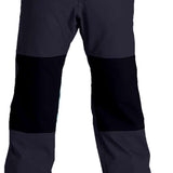 Airblaster Elastic Boss Shell Pant 2024 - Black pants with a subtle pattern of diagonal stripes on the upper thigh area.