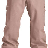 Airblaster Freedom Shell Boss Pants 2024 - Black pants with a subtle white pattern and zippered pockets on both sides.