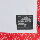 Airblaster Freedom Shell Pullover 2024 - A black pullover with a white logo on the chest and a zipper down the front.