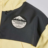 Airblaster Guide Shell Jacket 2024 - A black jacket with a white logo on the chest featuring a mountain graphic and the words "The Airblaster Company" in white text.