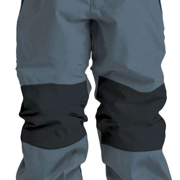 Airblaster Junior's Boss Insulated Pant 2022 - Black snow pants with a black belt and zippered pockets.