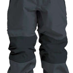 Airblaster Junior's Boss Insulated Pant 2022 - Black snow pants with a black belt and silver buckle on the waist.