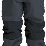 Boss Shell Pant - Black snow pants with a black belt, featuring two zippered pockets on the side and one zippered pocket at the back.