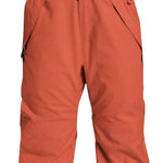 Airblaster Women's Hot Shell Bib Pant 2024 - Black bib with white snowflake pattern and black zippers on legs.