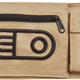 Airblaster Leg Bag 2022-2023 - Tan bag with black zipper and strap.