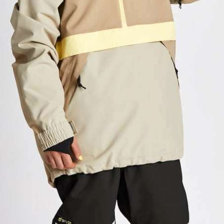 Airblaster Max Elastic Boss Pants 2023 - Black snow pants with a subtle white stripe down the side and black elastic cuffs at the ankles.