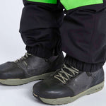 Airblaster Max Elastic Shell Boss Pant 2024 - Black snow pants with a textured pattern on the side of the leg.